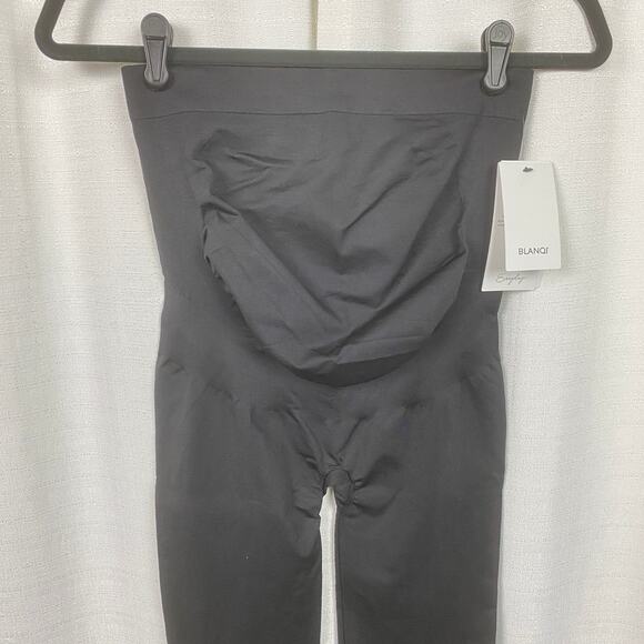Blanqi Black Ultralight Belly Support Maternity Leggings Sz.L NWT - Picture 6 of 14
